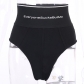 Knitted Simple High Waist Black Underlay Shorts Fashion Sexy Sports Casual Shorts FLY20299