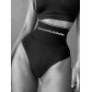 Knitted Simple High Waist Black Underlay Shorts Fashion Sexy Sports Casual Shorts FLY20299