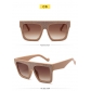 Temperament Large Frame Women's Sunglasses Sparkling Pink Trend Sunglasses Fashion Simple Square Glasses MN13077