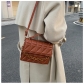 Handheld small square bag with simple diamond pattern and popular design crossbody bag MS6865