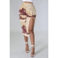 Women's camouflage split three-dimensional pocket half length skirt eBay slim fit sexy wrap hip skirt W2219