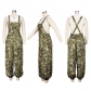Strap camouflage pants printed loose fitting jumpsuit BL19546
