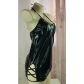 High elasticity and tight fitting cosplay, tight fitting paint leather clothing, fun underwear ZXF631965812269