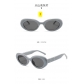 Retro oval sunglasses for women's personalized UV resistant beach glasses MN4143