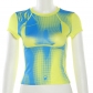 Fashion 3D Printed Sleeveless Slim Fit T-shirt K23L28206
