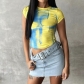 Fashion 3D Printed Sleeveless Slim Fit T-shirt K23L28206