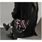 Heart shaped bag with personalized rivet punk style shoulder bag CF36101