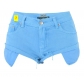 Women's sexy denim shorts, holiday style, loose, elastic free curled edge, open pocket beach hot pants TPS6678