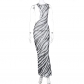 Sexy Mesh Perspective Cool Sleeveless Slim Fit Dress D3312101A