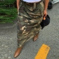 Outdoor Fashion Personalized Camo Wash Skirt 9149DD