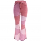 Women's oversized denim wide leg fashionable patchwork jeans YP9135