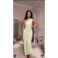 One shoulder pleated new color light colored irregular dress RC3155