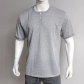 Henry round neck short sleeve T-shirt men's slim solid Sportswear YFY23005