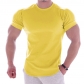 Sports T-shirt Fast Dry Summer Running Round Neck Basketball Training Shirt Elastic Short Sleeve Skin-tight garment YFY264
