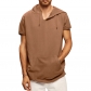 Men's oversized sports casual sleeveless men's hooded vest loose short sleeved camisole YFY23007