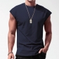 Sleeveless T-shirt for men Summer casual sports loose fitting men's short sleeved bottom shirt for men YFY23046