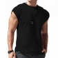 Sleeveless T-shirt for men Summer casual sports loose fitting men's short sleeved bottom shirt for men YFY23046