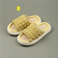 Linen Home Thick Bottom Bathroom Anti slip Slippers BY666775929145