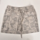 Personalized trend pocket washed camouflage skirt 7782SG