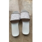 Sequin straight line comfortable flat bottomed slippers for women HWJ1858