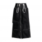 Heavy Industry Zipper Large Pocket Mid length Skirt High Waist Work Dress Half length Skirt TSK637528