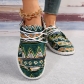 Round toe lace up color matching flat bottomed casual women's shoes YLX557