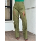 Spliced Hollow Out Casual Pants Spicy Girls Fashion Wear Loose Pants S6910