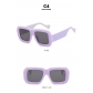 Square large frame sunglasses checkerboard 2023 new Sunglasses cross-border fashion sunglasses show KD3960
