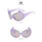 Alien Future Technology Sunglasses 2023 New Street Fashion Hip Hop Sunglasses Personalized Shaped Sunglasses KD4015