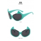Alien Future Technology Sunglasses 2023 New Street Fashion Hip Hop Sunglasses Personalized Shaped Sunglasses KD4015