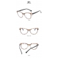 Cat's Eye Colored Flat Mirror 2023 New Anti Blue Light TR90 Splice Eyeglass Frame Cross border Fashion Pure Color Matching Degrees KD5210