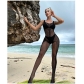 Women's sexy tight fitting perspective fun jumpsuit, popular European and American slim fitting mesh clothing YD299