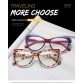 Splice frame anti blue light glasses Cat's eye large frame can be equipped with flat lenses MN5210