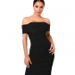 Double layered mid length dress with a bra AM457