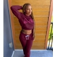 Women's casual sports autumn and winter two-piece set Q77358B306