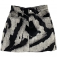 High Waist Slim Personalized Pattern Denim Skirt with Raw Edge A-line Half length Skirt S673601724365