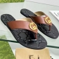 Genuine leather casual and fashionable flat bottomed clip toe women's slippers and sandals S687373813995-3