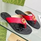 Genuine leather casual and fashionable flat bottomed clip toe women's slippers and sandals S687373813995-3
