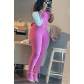Pink Strap Jumpsuit FT743115612416