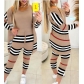 Fashionable and sexy striped three piece set DC748548849788