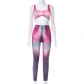 Printed tight tank top, pants, sports and leisure set R23ST033