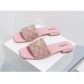 Triangle logo thick heel slippers S695012998543