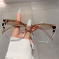 Cat eye color matching glasses KD870