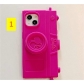 Barbie camera holder silicone phone case for iPhone 15, suitable for Apple 13 ProMax/14 Pro anti drop case 12 KL489