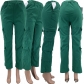 Leisure corduroy multi pocket multi-color women's pants JC7107