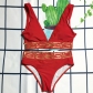 Women's solid color split swimsuit B675810643320