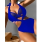 One piece swimsuit backless bikini B709256513672