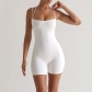 Sexy low cut sleeveless suspender, neck hanging, slim fit, hip lifting jumpsuit shorts K23RP618