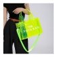 PVC Handheld Tote Bag Letter Versatile One Shoulder Crossbody Bag B724779508860