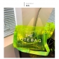 PVC Handheld Tote Bag Letter Versatile One Shoulder Crossbody Bag B724779508860